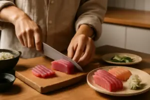 Sashimi a casa: le tecniche di taglio tradizionali che fanno la differenza nel gusto