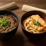 Differenza tra soba e udon: scegli la pasta giusta per il brodo che hai in mente