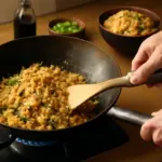 Yakimeshi: come friggere il riso alla giapponese senza che si attacchi al wok con un trucco semplice