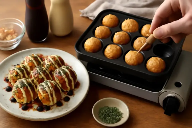 Takoyaki fatto in casa: come ottenere la caratteristica croccantezza esterna senza difficoltà