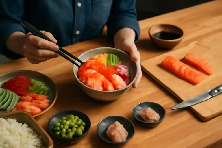 Preparare il chirashi sushi: l’arte della disposizione degli ingredienti secondo la tradizione giapponese
