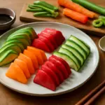 Sashimi vegetariano: quali verdure utilizzare e come tagliarle per un risultato sorprendente