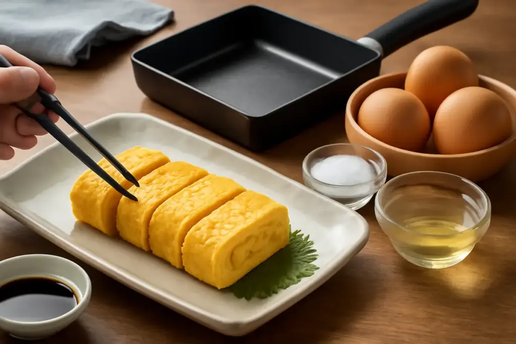 Ricetta tamagoyaki giapponese: il segreto per un rotolo soffice e dal gusto equilibrato